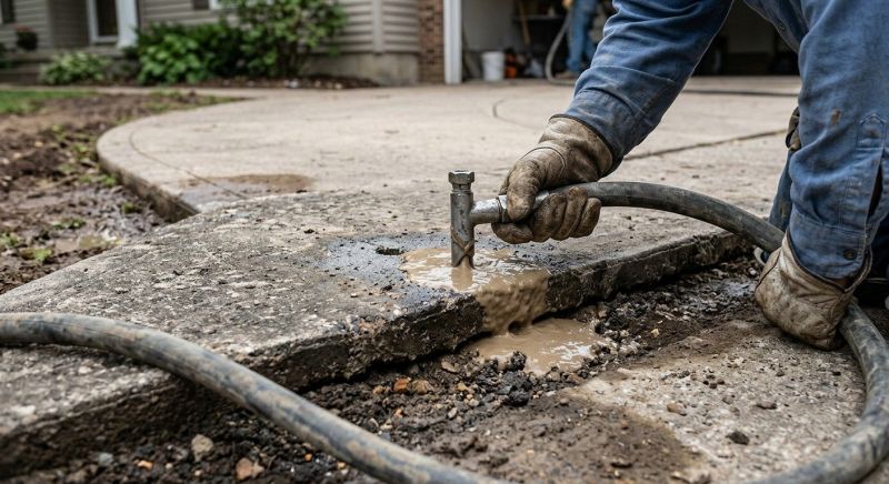Concrete Lifting in Des Moines, IA