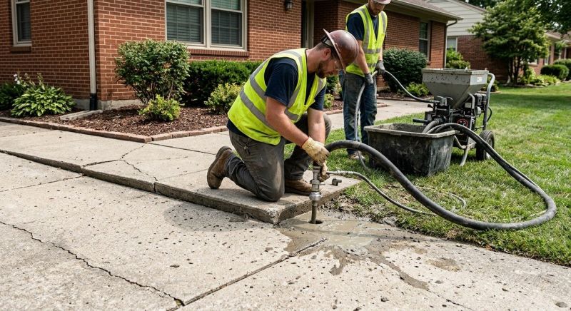 Concrete Mudjacking in Des Moines, IA