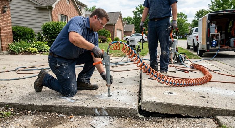 Concrete Poly Jacking in Des Moines, IA