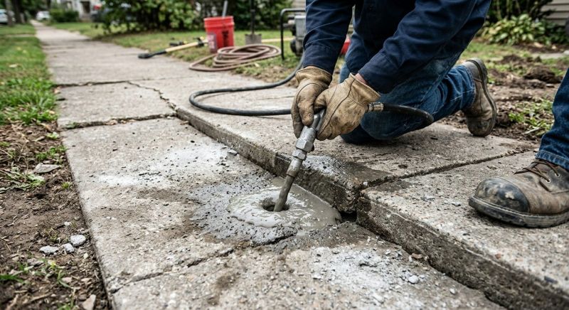 Concrete Settlement Repair in Miami Dade County, FL