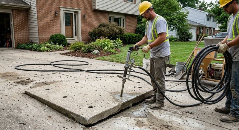 Driveway Slab Lifting in Columbus, OH