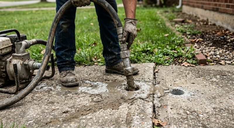 Mudjacking in Des Moines, IA