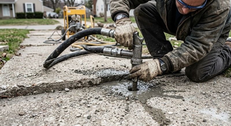 Sidewalk Leveling in San Antonio, TX